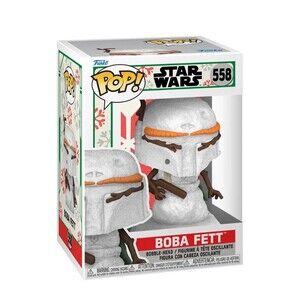 Funko Pop! Star Wars Boba Fett Snowman Disney Holiday 2022 Pop 558